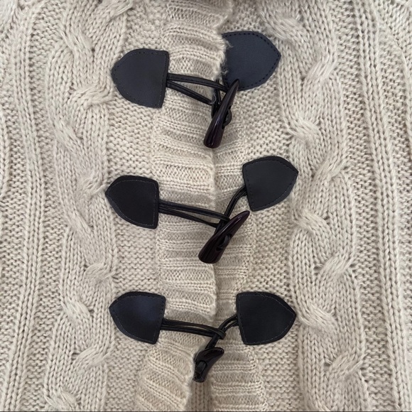 Max Short Cape with detail buttons, Tan size Small - Picture 3 of 7